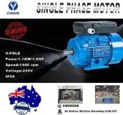 1.1kw 1.5HP 1400rpm 5/8" 16mm shaft motor single phase 240v dual caps Lathe CSCR