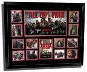 THE WALKING DEAD SEASON 8 ALL OUT WAR SIGNED LIMITED EDITION FRAMED MEMORABILIA