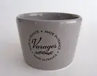 VARAGES Gray Gris PETITE RAMEKIN MINI BOWL Set of 4 made in FRANCE NEW