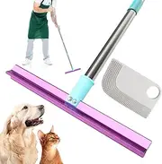 Long Handle Carpet Scraper for Dog Hair Remover,Double Sided,Push or Pull,Easy to Work,Upgrated Carpet Brush for Pet Hair,Reusable Lint Rollers