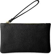 [Parubi] Women's Handbag, Genuine Leather, Made in Italy, Small Clutch Bag with Wrist Strap Elegant Ceremony, Model Aura