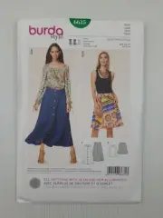 Burda Sewing Pattern 6635 Women's Skirt Pattern Size US 8-18 EUR 34-44 NEW