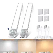 Under Cabinet Lighting, 2200 mAh Rechargeable Motion Sensor Light Indoor, 10 ...