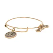 NEW Alex and Ani Initial G Bracelet - Gold Toned Monogram Letter Adjustable Size