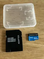 2 New Micro SD Card Ultra Memory Cards 64GB with Adapter