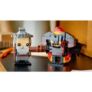 樂高 LEGO 積木 大頭系列 BrickHeadz 魔戒 灰袍甘道夫與炎魔 40631w