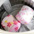 Zip Wash Laundry Bag Net Mesh Sock Bra Washing Machine Underwear Z7R1 U0D3