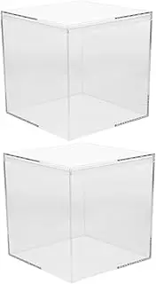Alipis Elegant Square Candy Box for Wedding Valentine's Day Plastic Storage Container