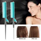 Hair Comb Hair Grip Comb Barber Highlight Dyeing Comb with Needle for Styling