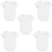 Bonds 5 Packs Baby Infant Wonderbodies Short Sleeve Bodysuit Wondersuit