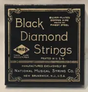 Black Diamond String Violin Set #719 NOS Silver-Plated Copper Wire Made In USA