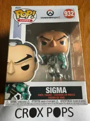 OVERWATCH SIGMA 932 Funko Pop Vinyl New in Mint Box + PROTECTOR