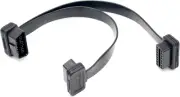 OBD2 Splitter 1 to 2 Y Adapter 2-Way OBD Extension Cable 1X Male Plug to 2X Fema