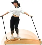 Ski Trainer Machine, Multi-Function Snowboarding, Accurate Simulation of Skiing, Elliptical Cross Trainer, Cardio Exercise Equipment, Indoor Exercise Machine, for Hockey, Ice Skating, Tennis, Skiing