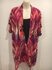 NWT ts Taking Shape Sunstrike Asymmetrical Scoop Tunic Blouse Top Plus Size S