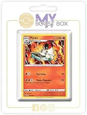 my-booster SWSH06-FR24-MB-024 Pyrax (Ramoth) 024/198 Reversible Holo, Myboost X Epée et Bouclier 6 Règne de Glace, Box of 10 French Pokémon Cards