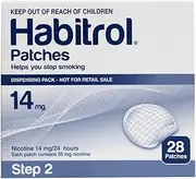 Habitrol Patches Stop Smoking Aid Patches - 28 Each (Step 2-14 Mg)