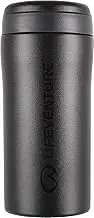Lifeventure Thermal Mug, Leakproof & Vacuum Insulated Reusable Coffee Travel Cup, 300ml, Matt Black