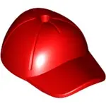 磚家 LEGO 樂高 紅色 人偶 配件 HEADGEAR CAP 棒球帽 頭飾 11303