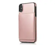 P08 Rose Gold Magnetic Wallet Crazy Horse Print Smartphone Case for IPhone14 Pro max