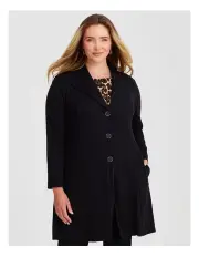[Taking Shape] Wiseguy Lina Button Carigan in Black