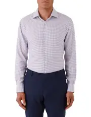 [Dom Bagnato] Marcell Tailored Fit Shirt in Purple