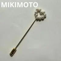 在飛比找蝦皮購物優惠-近全新 Mikimoto 胸針 珍珠 寶寶 心型 merca