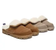 AUSTRALIAN SHEPHERD® UGG Slippers Sheepskin Wool Theia - Chestnut / AU Ladies 10 / AU Men 8 / EU 41