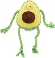 NOLITOY Dog and Cat Toys Puppy Chew Toys Plush Dog Toy Food Toys Dog Molar Toy Pet Plaything Plush Squeaky Pet Toy Colored Dog Rope Toy Puppy Chew Treats Leash Small
