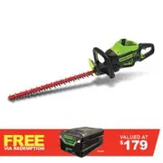 GREENWORKS 60v 66cm Hedge Trimmer Skin 2205807AU