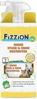Fizzion Extra Urine Stain & Odour Destroyer Bottle with Bonus Refill, 2x680 ml Capacity