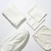 Life Basics by Nourished Life Eco Bamboo Sheet & Pillow Set - White