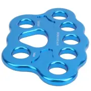 45KN 8‑Hole Rigging Plate Multi Anchor Split Divide Connector For Rock Clim DP