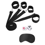 Ouch Black & White Bed Bindings Restraint System