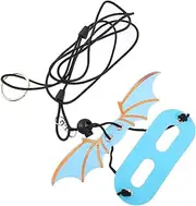 CORHAD 5Pcs Adjustable Lizard Harness and Leash with Wings Safe Durable Reptile Leash for Bearded Dragons Geckos Pets for Outdoor Walking and Training