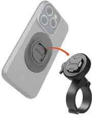 Bike/Motorcycle Phone Mount - Series Q [ Quad ] - Quick Lock & Release - Alum...