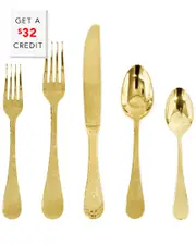 Mepra 5pc Flatware Set with $32 Credit