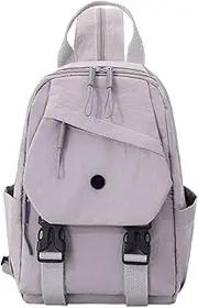 [Generic] Small Backpack for Women, Stylish College Backpack, Large Capacity Casual Shoulder Bag, Waterproof Travel Backpack for Nurse, Mom and Girl, Light Purple, Refer to description, Light Purple, Refer to