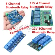 12V 4/8CH Bluetooth Relay Android Mobile Remote Control Motor 5V Relay Module