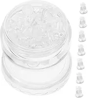 [OHPHCALL] Earring Studs Backs for Droopy Ears Plastic Earring Backs for Studs Swimming Ear Plugs