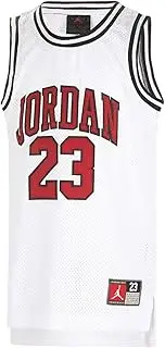 [Nike] Jordan Boy's 23 Jersey (Big Kids) White MD (10-12 Big Kid)