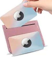 PSRAT Airtag Wallet Holder Card Insert 2 Pack,Ultra Thin Card Case for Apple Airtag,Air tag Card Holder for Purse, Handbag, Backpack Wallet, Clutch Bag | Stays Hidden | Vibrant Colors