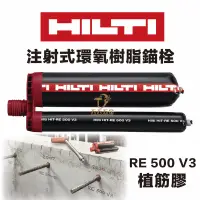 在飛比找蝦皮購物優惠-含稅 新品促銷 HILTI 喜得釘 喜利得 植筋劑 RE 5