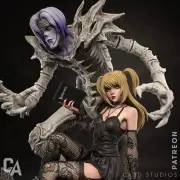 Misa Amane Statue 3D Printed Kit Unpainted/Unassembled