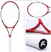 1 Pcs Tennis Racket Raquets Carbon Fiber High-Quality Nylon for Women Men Training Entertainment with Bag Ball String Sweatband