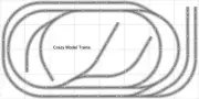 Bachmann E-Z Track Train Layout #006 Train Set HO Scale 4' X 8' Wire Switches
