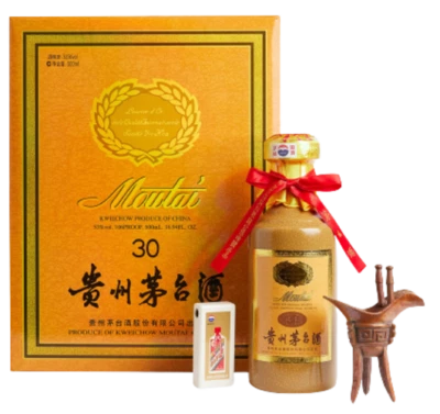 Kweichow Moutai 30 Year Old Chinese Baijiu 53% 500ml