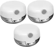 Healeved Makeup Mini Containers Tinted Storage Sample Jars Lids Compact Travel Case