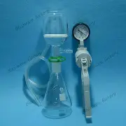 250mL,Filtration Kit,Erlenmeyer Flask & Filter Funnel & Handle pump,Funnel Set