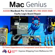 Apple MacBook Pro 13" 2020 2022 M1 M2 A2338 Faulty Damage Board Repair service